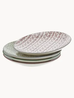Platos postre de colores Karine, 4 uds.