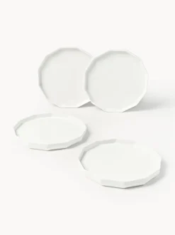 Platos postre de porcelana Angoli, 4 uds.