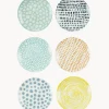 Platos postre de porcelana Marea, 6 uds.