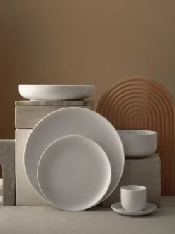 Platos postre de porcelana Nessa, 4 uds.