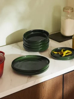 Platos postre de porcelana Nessa, 4 uds.