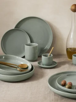 Platos postre de porcelana Nessa, 4 uds.