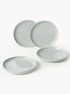 Platos postre de porcelana Nessa, 4 uds.