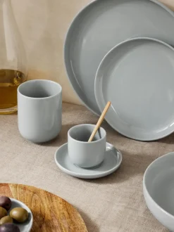 Platos postre de porcelana Nessa, 4 uds.