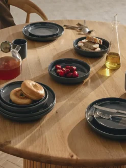 Platos postre de porcelana Nessa, 4 uds.