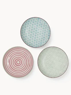 Platos postre pintados a mano Patrizia, 3 uds.