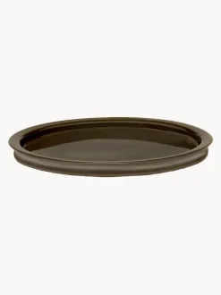 Platos postres de porcelana con esmalte reactivo Dune, 2 uds.