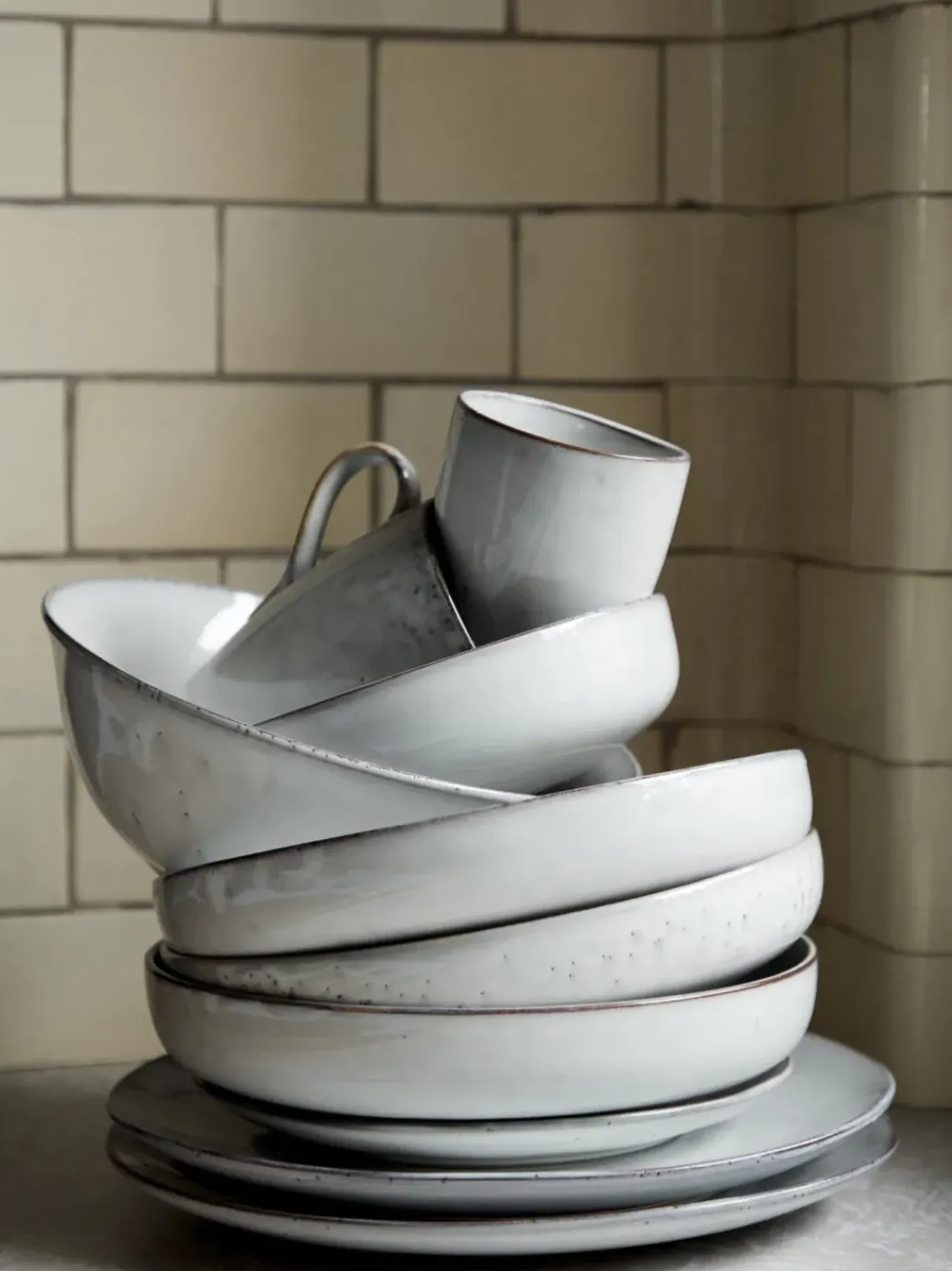 Porta utensilios de cocina artesanal Nordic Sand