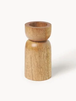 Portavelas de madera de mango Matti, 2 uds.