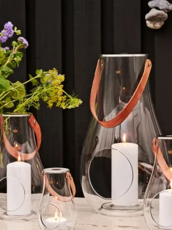 Portavelas de vidrio soplado Design With Light