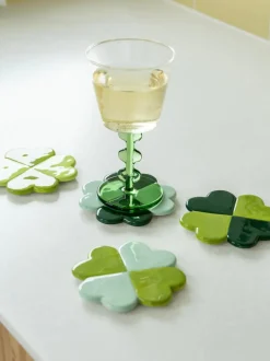 Posavasos artesanales Lucky, 4 uds.