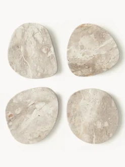 Posavasos asimétricos de mármol Lio, 4 uds.