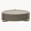Posavasos de silicona con soporte Plain, 6 uds.