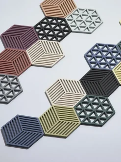 Posavasos de silicona Hexagon