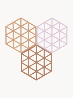 Posavasos de silicona Triangles, 3 uds.