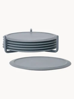 Posavasos de vidrio Singles, 6 uds.