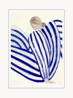 Póster Blue Stripe At Concorde by Sofia Lind x The Poster Club