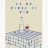 Póster Et Un Verre de Vin