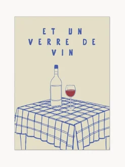 Póster Et Un Verre de Vin