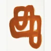 Póster Orange Brush