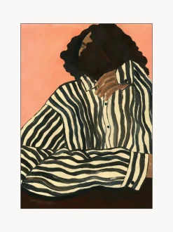 Póster Serene Stripes by Hanna Peterson x The Poster Club