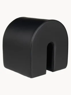 Puf de piel Curved