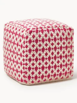 Puf para exterior estampado Yamir