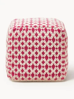 Puf para exterior estampado Yamir