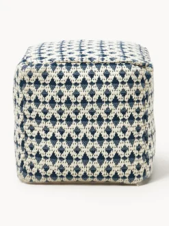 Puf para exterior estampado Yamir
