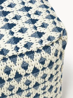 Puf para exterior estampado Yamir