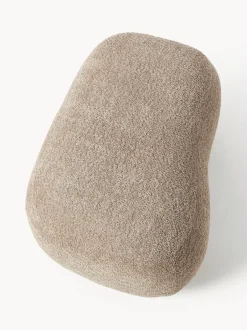 Puf reposapiés de borreguillo bouclé Alba