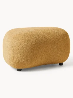 Puf reposapiés de borreguillo bouclé Alba