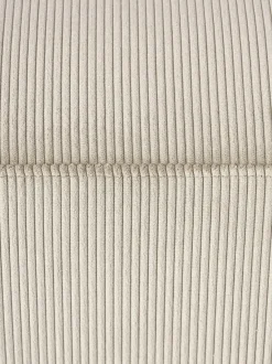 Puf reposapiés de pana grande Melva, An 116 x F 72 cm