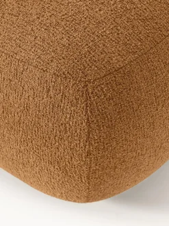Puf reposapiés en tejido bouclé Sofia