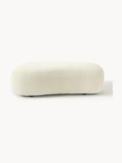 Puf reposapiés grande de borreguillo Alba