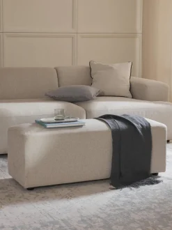 Puf reposapiés grande Melva, An 116 x F 42 cm