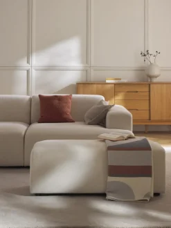 Puf reposapiés grande Melva, 116 x 42 cm