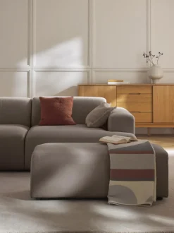 Puf reposapiés grande Melva, 116 x 42 cm