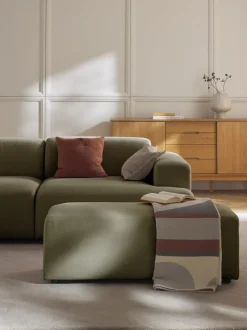 Puf reposapiés grande Melva, 116 x 42 cm