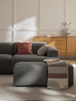 Puf reposapiés grande Melva, 116 x 42 cm