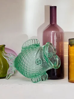 Recipiente de vidrio de diseño Fish