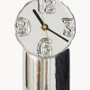 Reloj de cerámica artesanal con cromo Retro