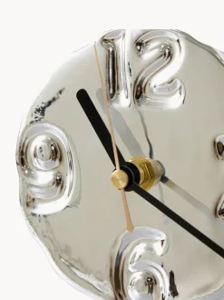Reloj de cerámica artesanal con cromo Retro