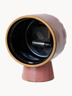 Reloj de mesa de cerámica pintado a mano Retro