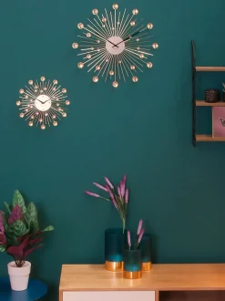 Reloj de pared Sunburst
