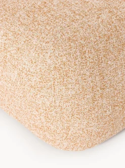 Reposapiés puf en tejido bouclé Alba
