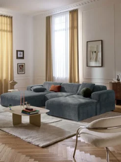 Reposapiés puf grande Melva, 116 x 72 cm