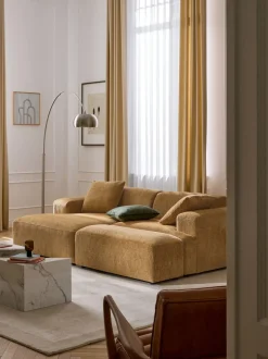 Reposapiés puf grande Melva, 116 x 42 cm