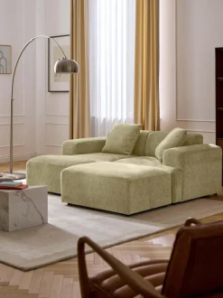 Reposapiés puf Melva, 99 x 42 cm