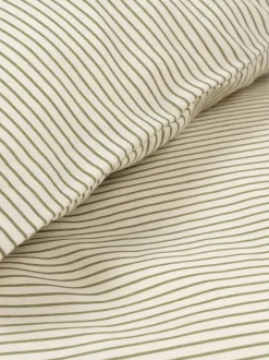 Ropa de cama infantil de algodón ecológico Tea Stripe, tamaños diferentes